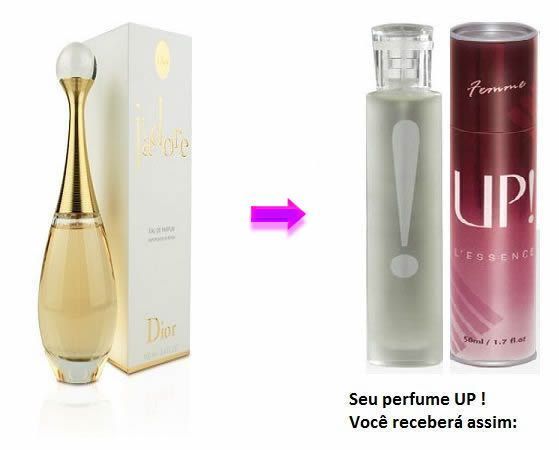perfume UP essencia j'adore frança