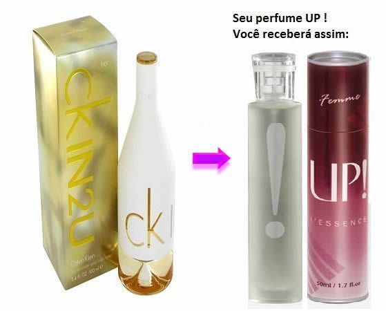 perfume UP essencia CK in2u her EUA