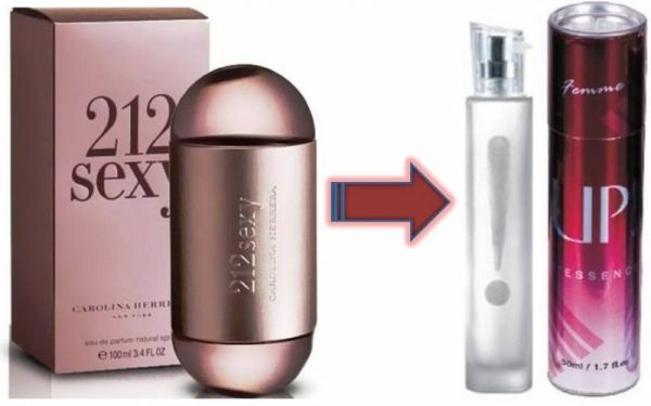 perfume UP essencia 212 sexy EUA