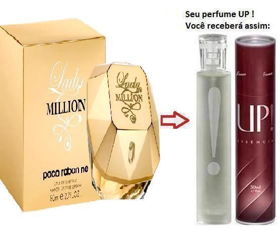 perfume UP essencia lady million frança