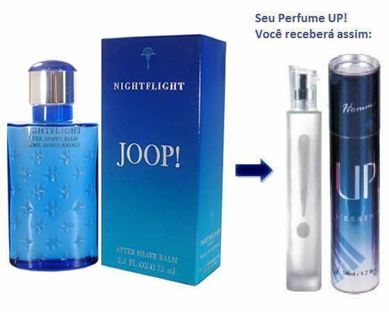 perfume UP essencia joop nightflight alemanha